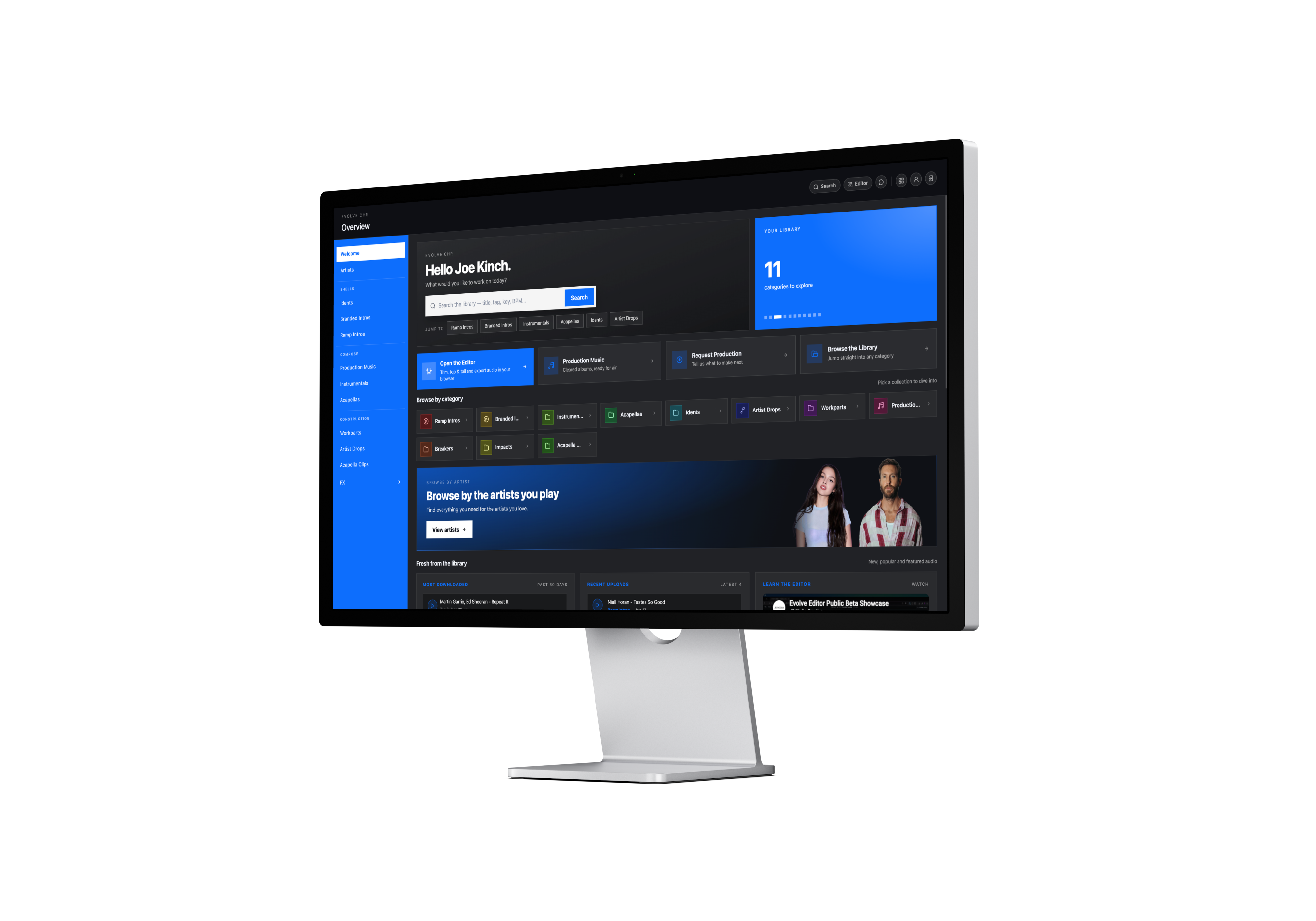 JK Media Creative Evolve production library